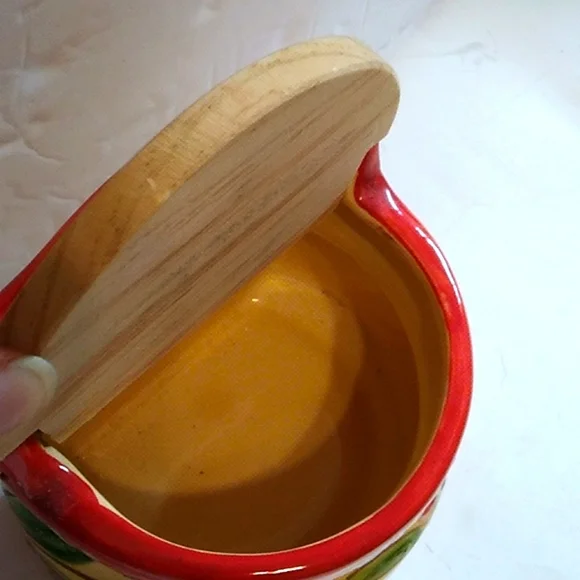 Pier 1 Imports Olive Salt Cellar - Picture 6 of 8